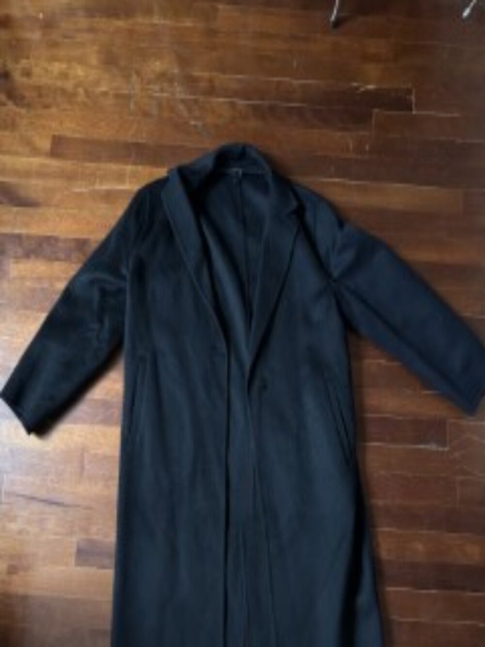 Uniqlo Women's Black Overcoat